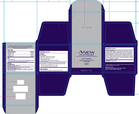 Avon Anew Platinum Day-Cream SPF 25 Sunscreen 포장