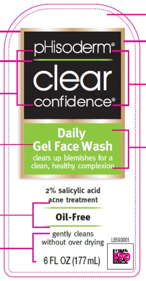 pHisoderm Clear Confidence Daily Gel Face Wash 포장