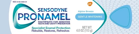 SENSODYNE PRONAMEL Gentle Whitening / SENSODYNE PRONAMEL Daily Protection / SENSODYNE PRONAMEL Fresh Breath / SENSODYNE PRONAMEL Multi Action 포장
