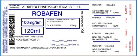 ROBAFEN COUGH FORMULA 포장