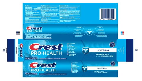 CrestPro Health Whitening Gel 포장