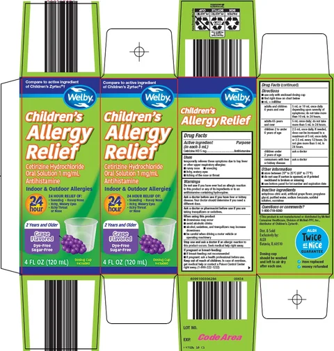 Welby Childrens Allergy Relief packaging