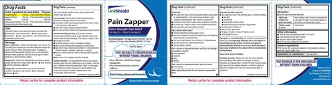 Unishield Pain Zapper 포장