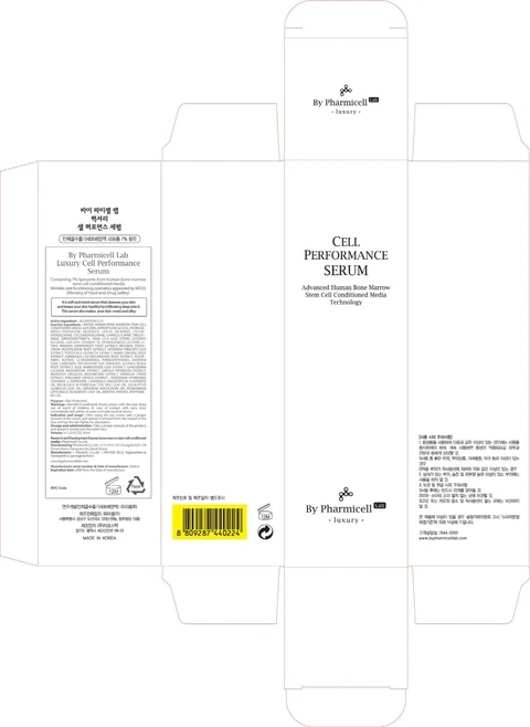 Luxury Cell Performance Serum packaging