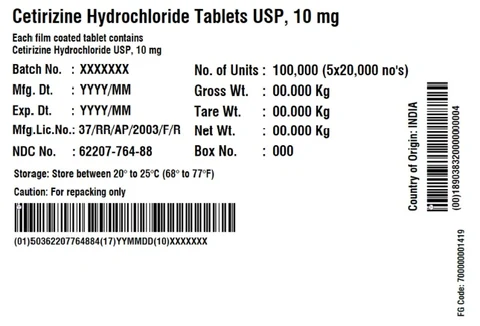 Cetirizine hydrochloride 포장