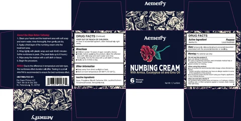 Aemerry Numbing Cream 포장