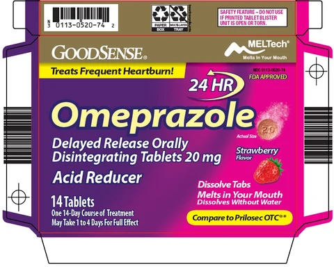 good sense omeprazole packaging