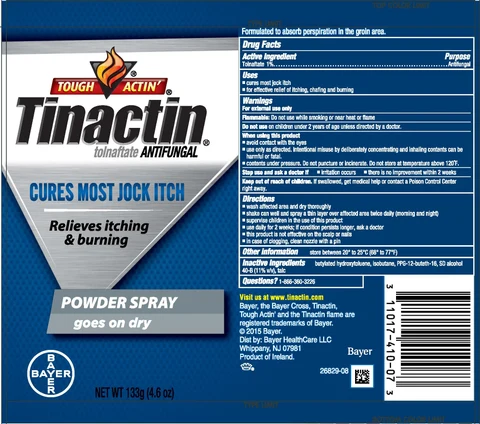 Tinactin packaging