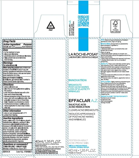 La Roche Posay Laboratoire Dermatologique Effaclar AZ Acne Treatment packaging