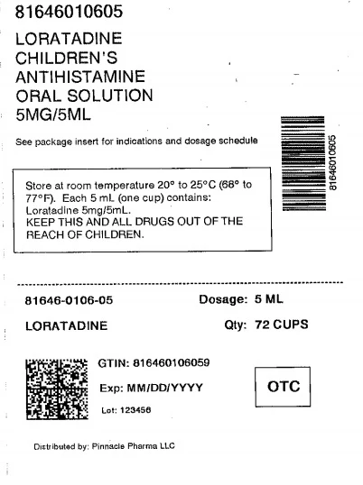 Childrens Loratadine Oral packaging