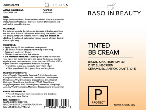 Tinted BB Cream packaging