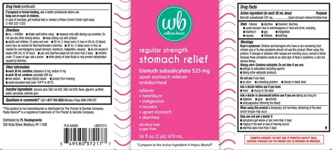 Stomach ReliefRegular Strength packaging