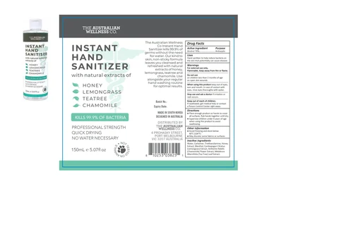 Hand Sanitizer packaging