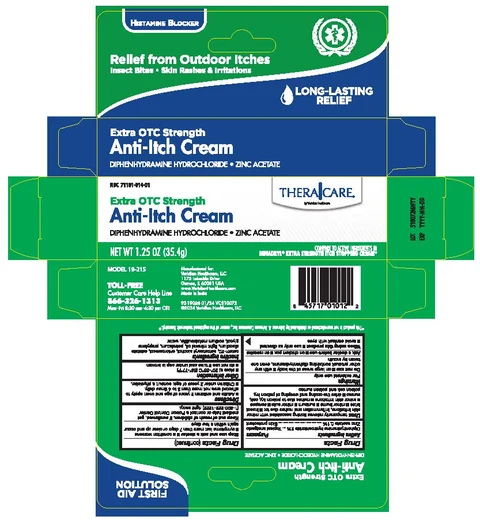 TheraCare 2% Diphenhydramine Anti-Itch Cream packaging