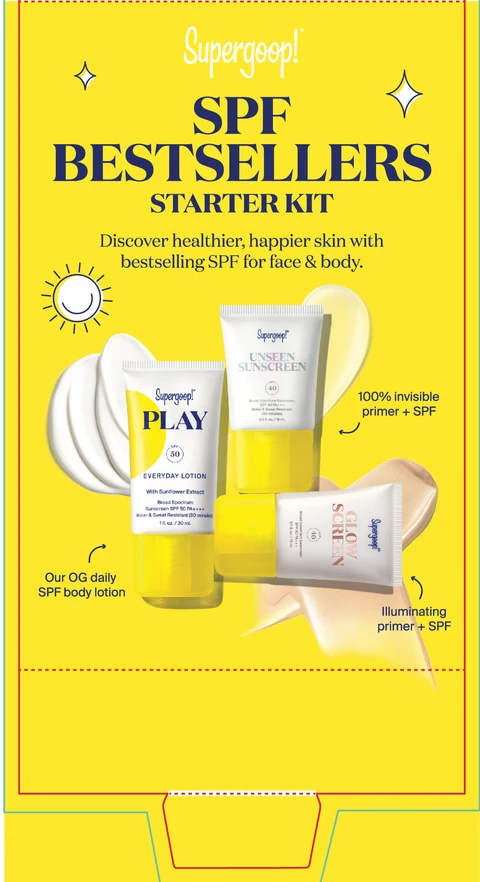 SPF Bestsellers Starter Kit 포장