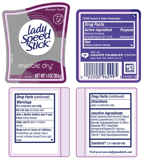 Lady Speed Stick Invisible DryShower Fresh packaging