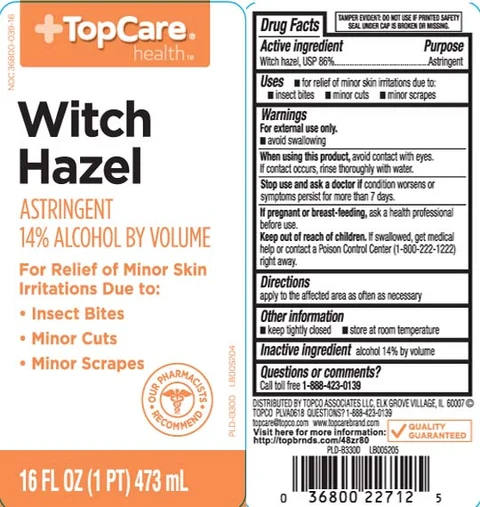 Witch Hazel packaging