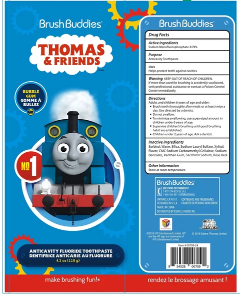 Thomas and Friends packaging