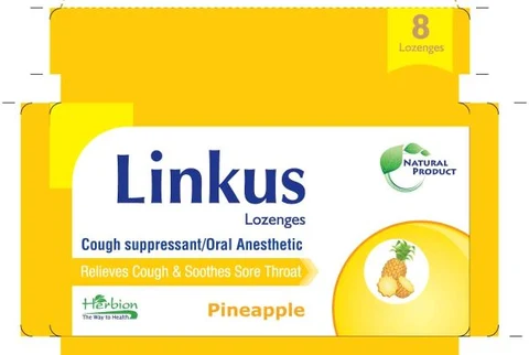 Linkus LozengesCough Suppressant/Oral Anesthetic packaging
