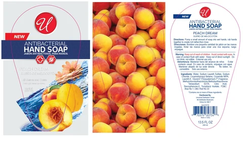 ANTIBACTERIAL HANDWASHPEACH DREAM 포장
