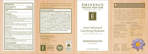 Acne Advanced Clarifying Hydrator 포장