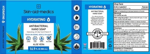 Skin aid medics Antibacterial Aloe Vera packaging
