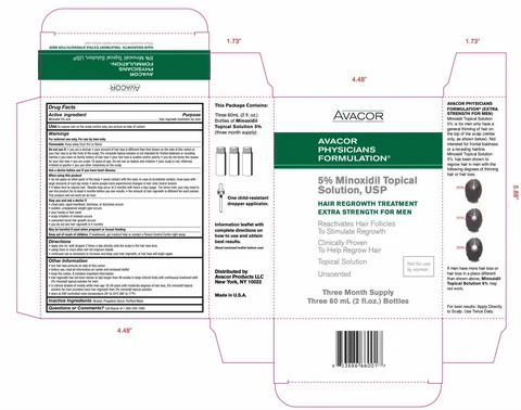 5% Minoxidil Topical Solution 포장