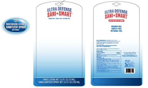 Ultra Defense Sani Smart Moisturizing and Sanitizer 포장
