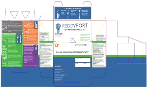 ReddyPort Antiseptic Oral Rinse / ReddyPort Antiplaque Solution / ReddyPort NIV Maintenance Kit 포장