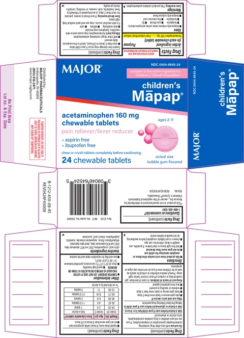 childrens mapap packaging