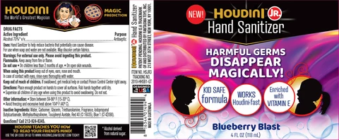 Houdini Jr. Hand Sanitizer Blueberry Blast 포장