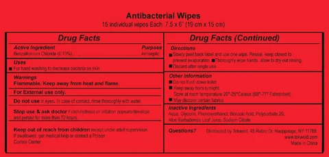 HAND SANITIZER WIPES 포장