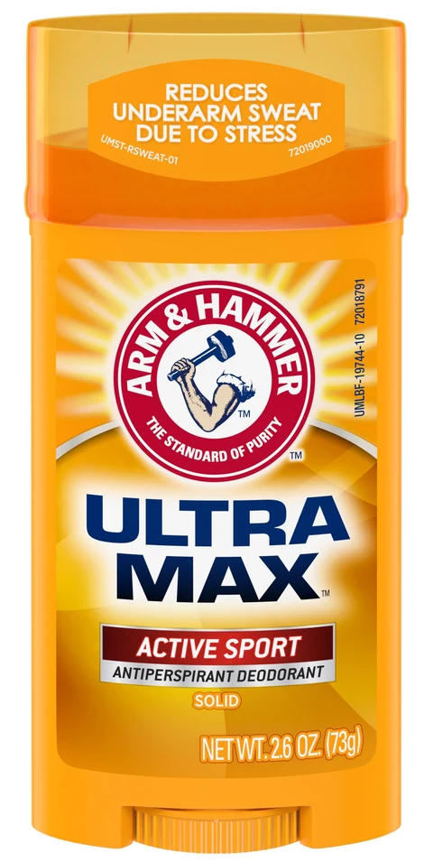 UltraMax Invisible Solid - Active SportAntiperspirant Deodorant Active Sport 포장
