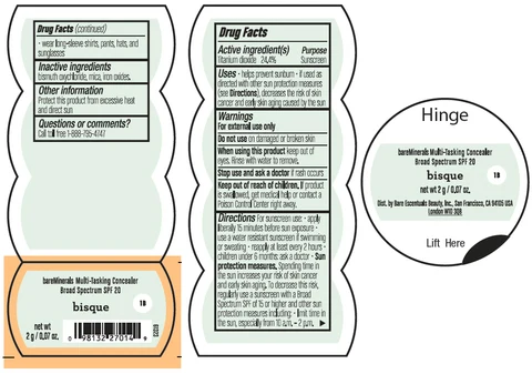 bareMinerals Multi-Tasking SPF 20 ConcealerBisque / bareMinerals Multi-Tasking SPF 20 ConcealerSummer Bisque / bareMinerals Multi-Tasking SPF 20 ConcealerHoney Bisque / bareMinerals Multi-Tasking SPF 20 ConcealerDeep Bisque packaging