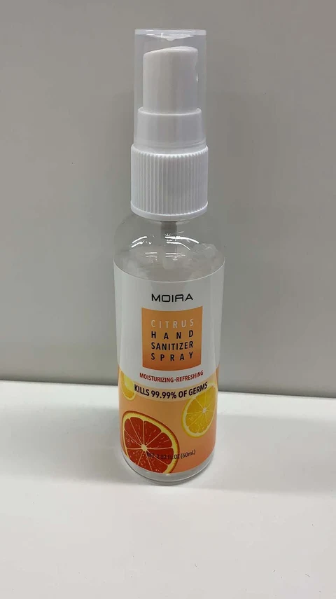 MOIRA Hand Sanitizer packaging