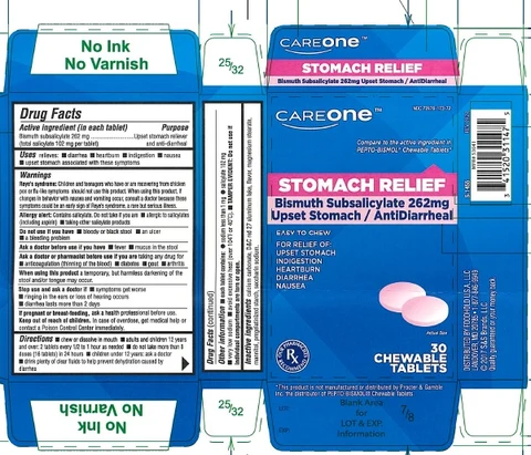Careone Stomach Relief 포장