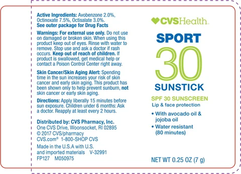 Principal Display Panel - Sport Sunstick Label