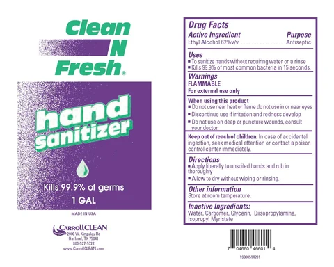 Clean N Fresh Instant Hand Sanitizer Antibacterial 포장