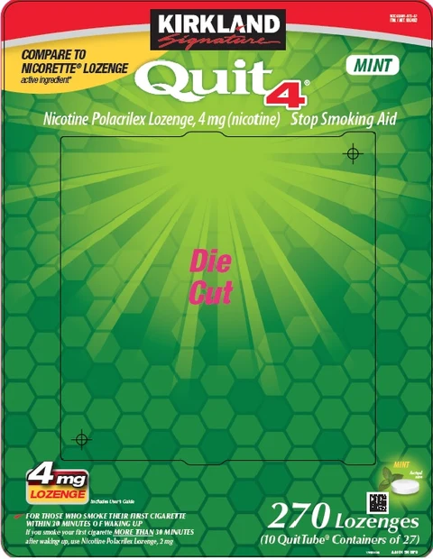 kirkland signature quit 4 포장