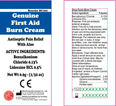 Wound and Burn Care Refill Pack packaging
