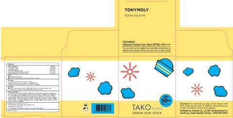 TAKO PORE SEBUM SUN 포장