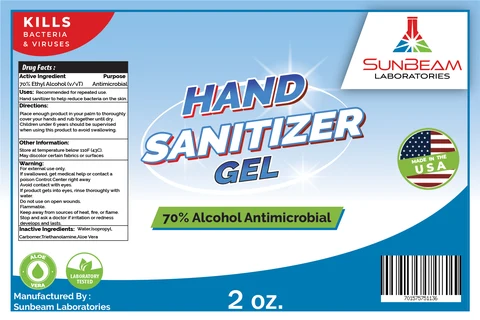 Hand Sanitizer Gel packaging