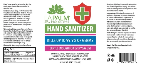 Hand Sanitizer packaging