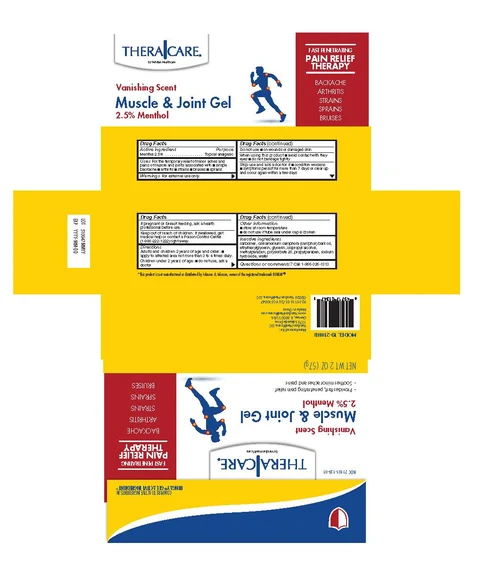 TheraCare Muscle and Joint GelVanishing Scent packaging