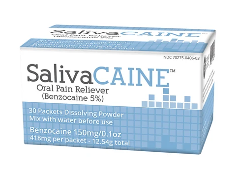 SalivaCAINE 포장