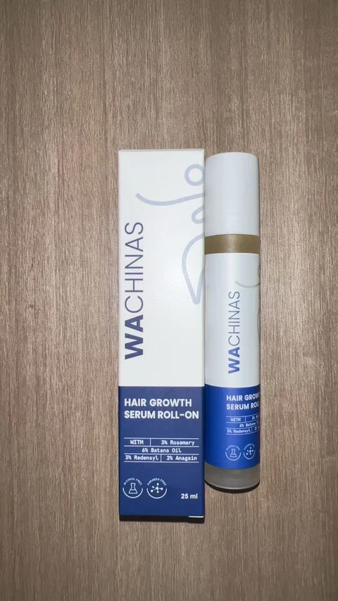 HAIR GROWTH SERUM ROLL-ON packaging