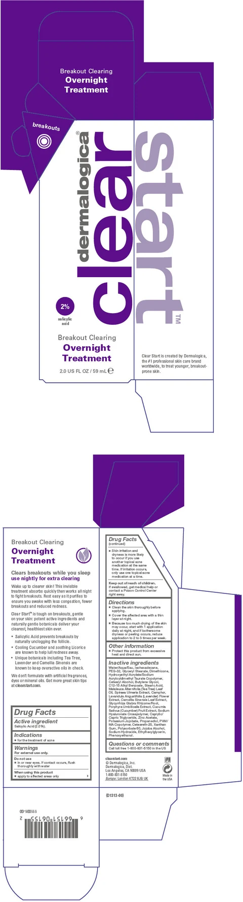 Breakout Clearing Overnight Treatment packaging