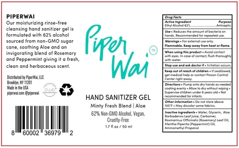 piperwaiHandSanitizerminty 포장