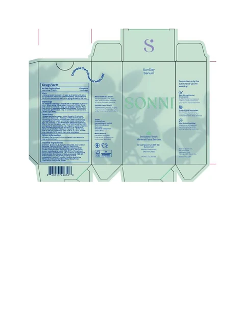 Sonni SunDay Serum packaging