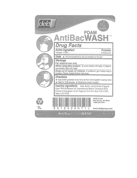 AntiBac Foam Wash 포장